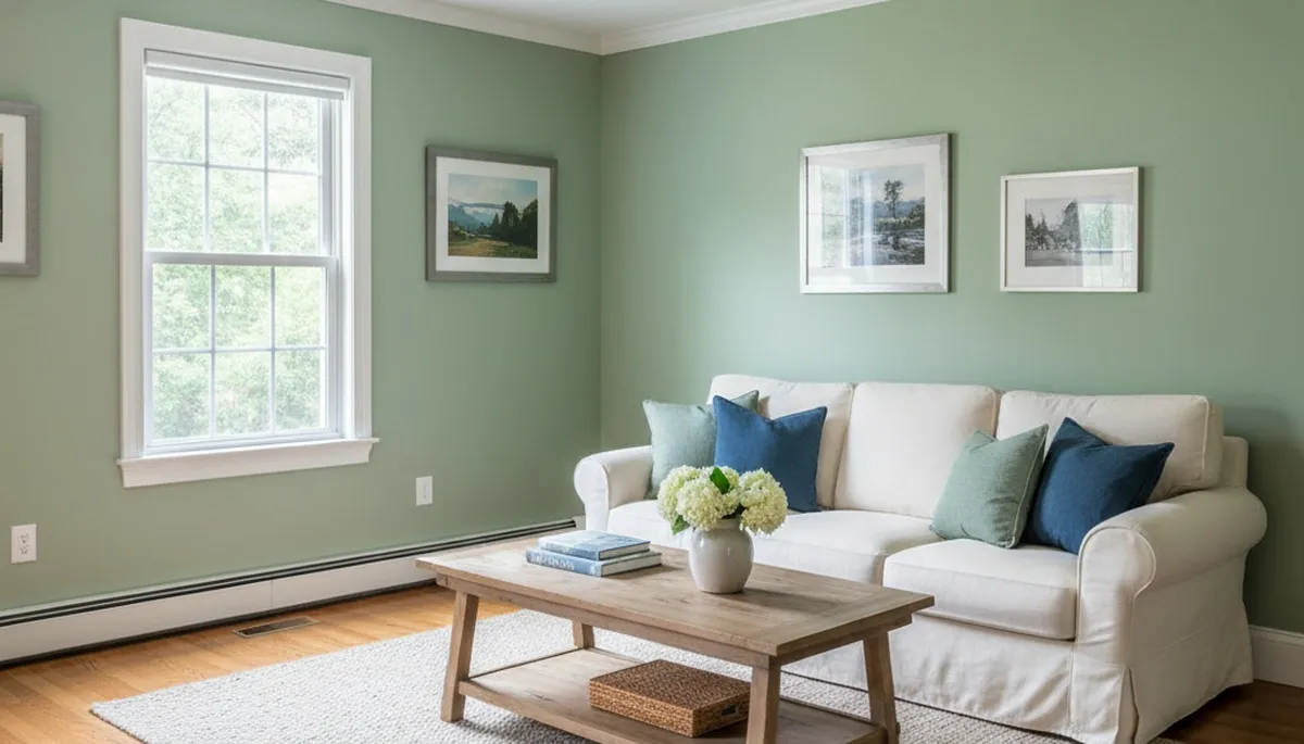 Professional interior painting in Norton, MA showcasing smooth walls and fresh modern home colors
