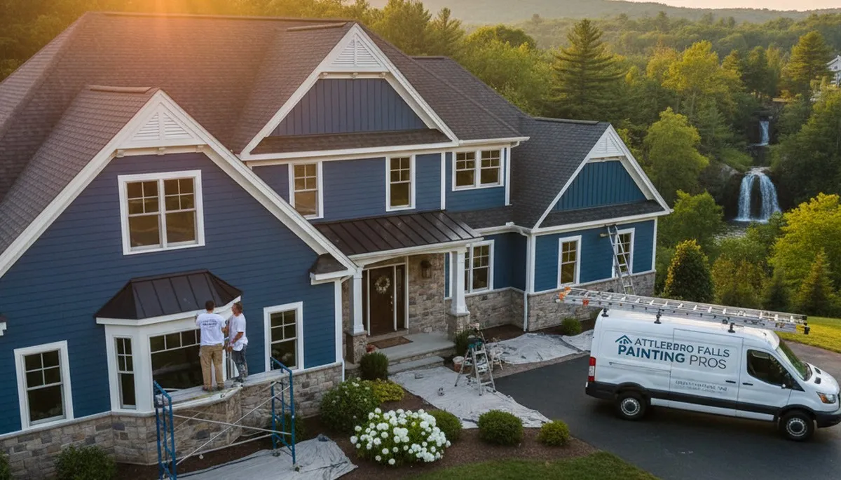 Professional house painting service in Norton, MA by NortonPainter.com exterior painters