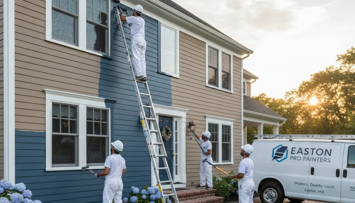 House painters in Norton, MA providing professional residential painting services for local homes