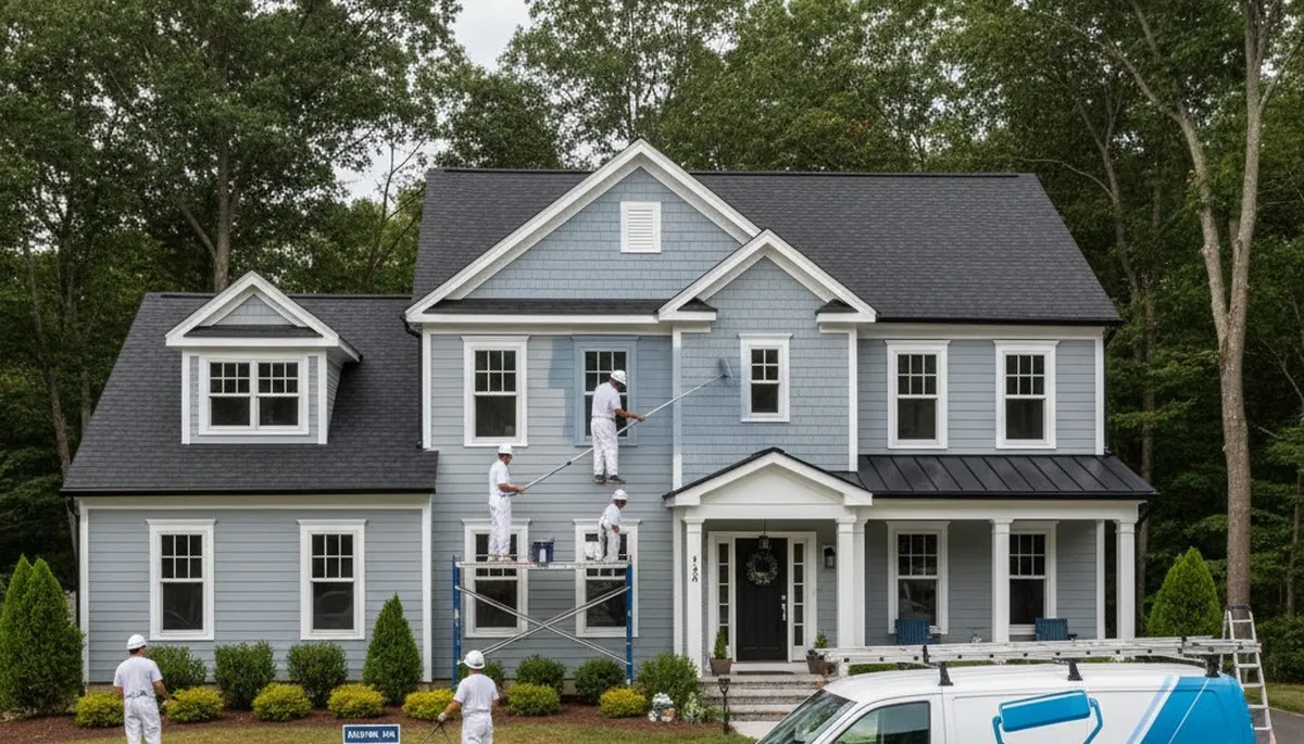 Professional house painting service in Norton, MA for interior and exterior home projects