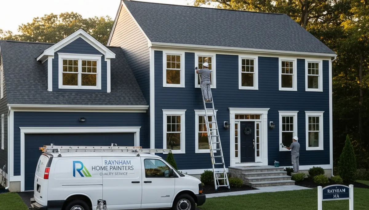 House painting services in Norton, MA by Norton Painter for residential exterior and interior projects