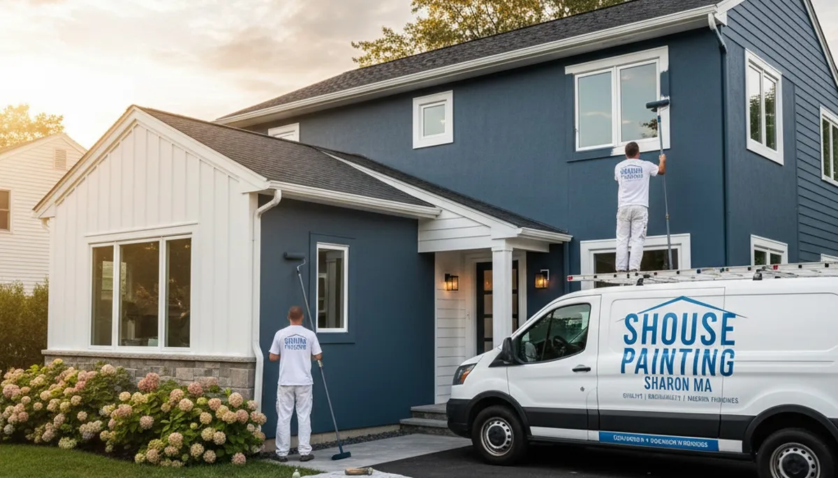 House painting services in Norton, MA by Norton Painter for residential interiors and exteriors