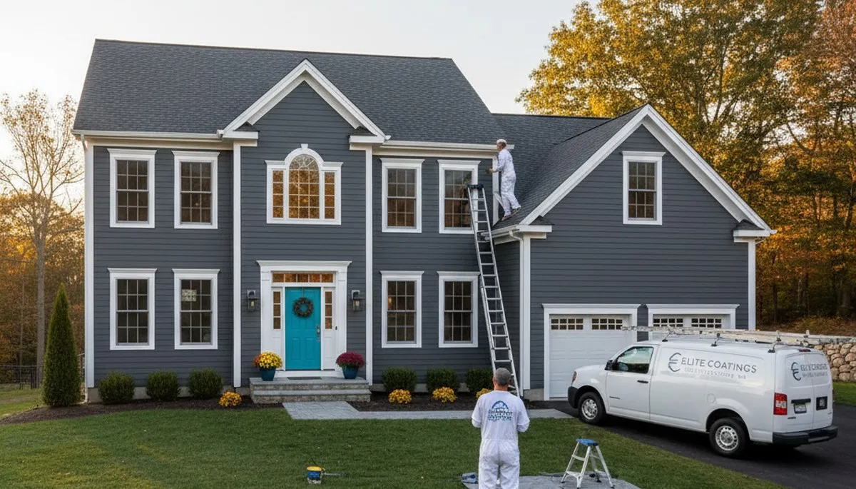 House painting service in Norton, MA for residential exterior and interior painting projects