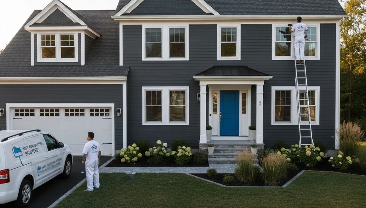 Professional house painters providing exterior painting services in Norton, MA