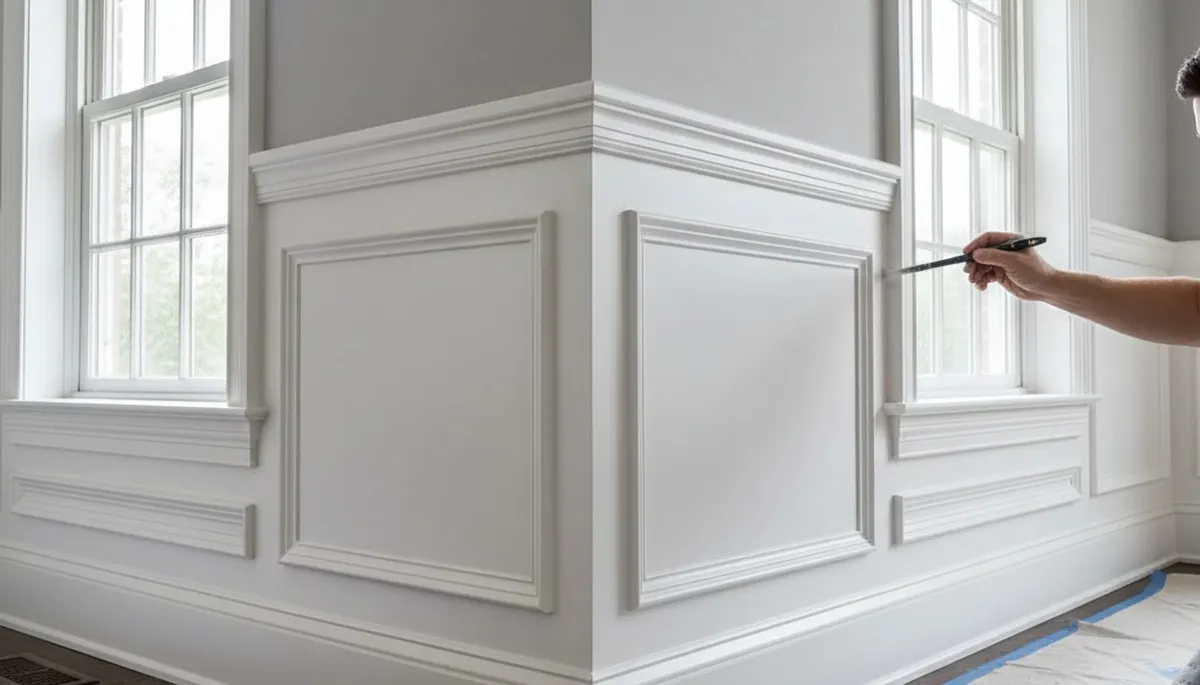 Expert interior trim painting with crisp edges in Norton, MA homes by professional house painters